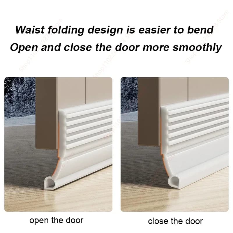 New Sealing Strip for Door Fund 1M, Anti-wind and Dust Protection, Acoustic Insulating and Rainproof