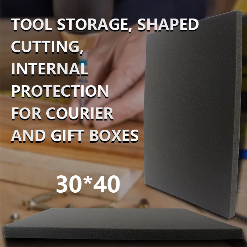 30*40 sponge foam board suitable for internal protection in courier packaging, inside gift boxes, toolboxes, cutting and handcra