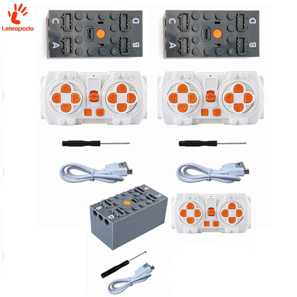 1/2/3PCS Modulo di Alimentazione di Ricarica 8 Canali APP Motore Lineare Telecomando per Funzioni di Alimentazione Auto Camion Building Block Accessori