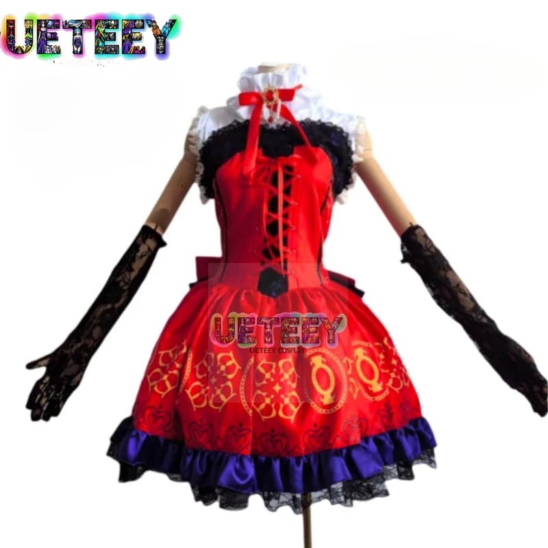UETEEY COS The Idolm@ster Cinderella Girls Ichinose Shiki Abito da spettacolo Costume cosplay Halloween Taglia personalizzata