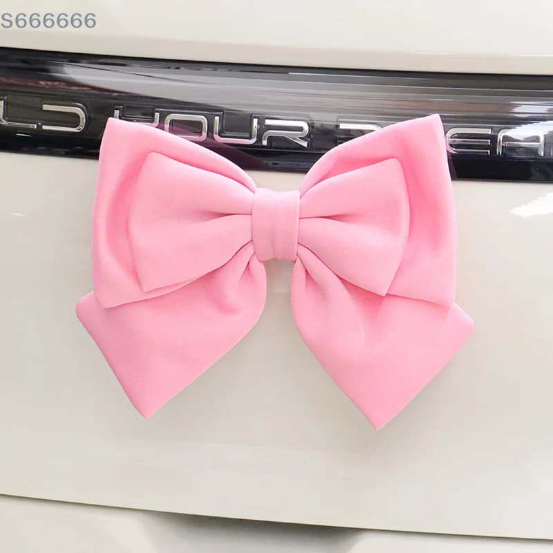 Unique decoration for motorcycle helmet with bow for woman, suitable for cycling, electric bikes, car