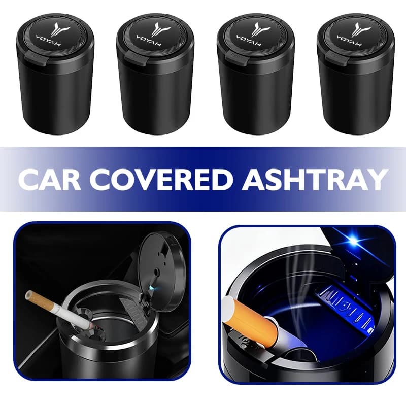 Universal Car Ashtray Garbag Can Multi-function Trash Bin For Voyah Free Dreamer Passion 2022 2023 2024+