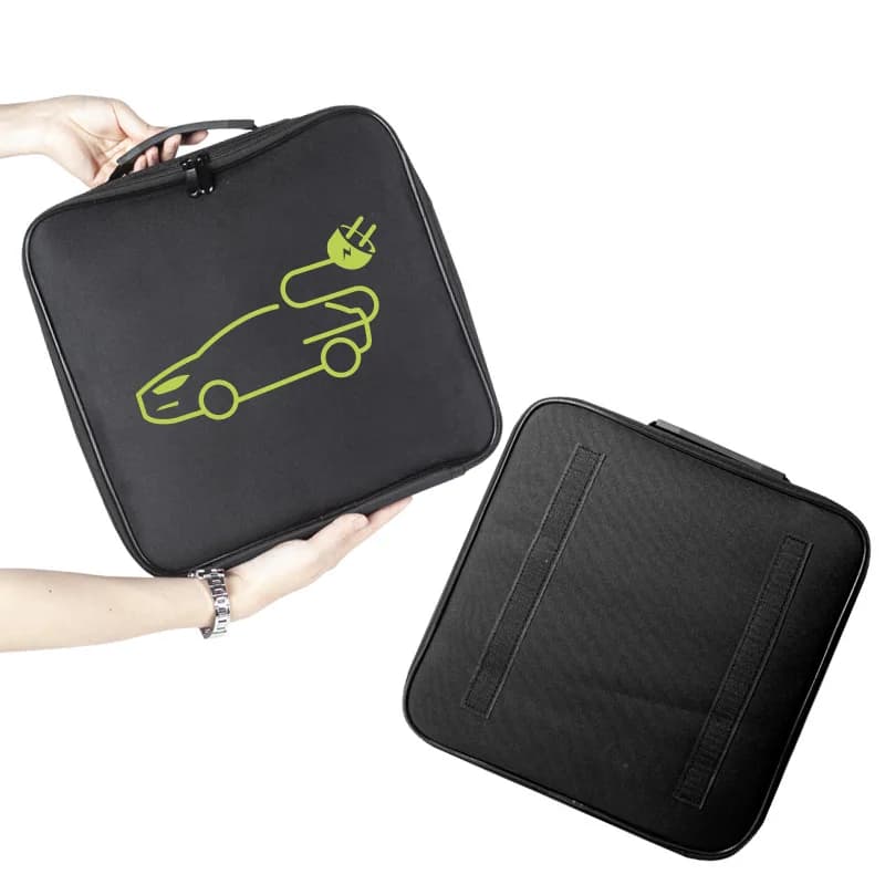 Borsa portaoggetti ignifuga Oxford per cavi e connettori di ricarica per veicoli elettrici