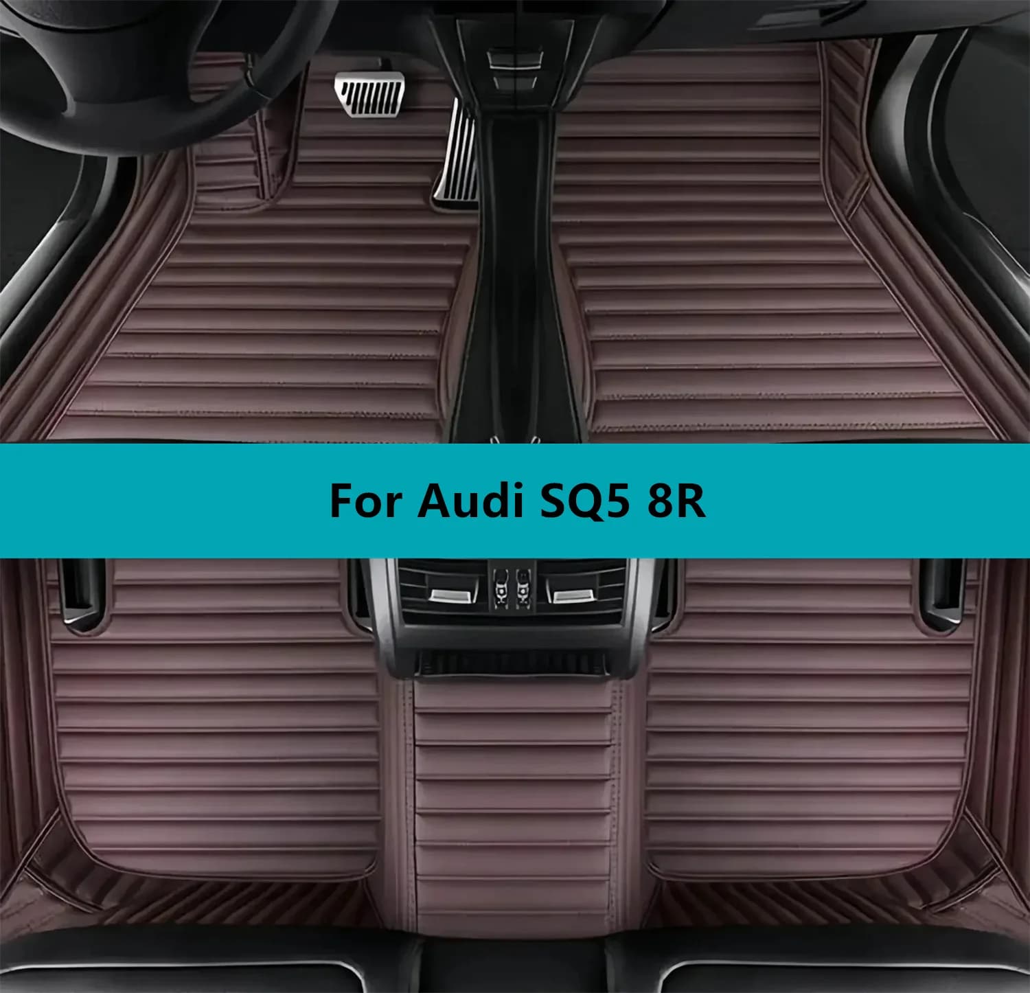 Tappetini per auto personalizzati per Audi SQ5 8R 2012 2013 2014 2015 2016 2017 Tappetini per auto impermeabili per tutte le stagioni Set completo