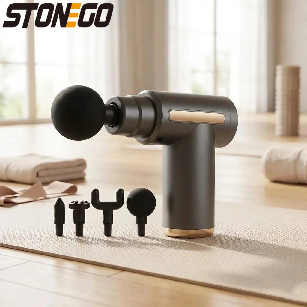 Mixed Massage Gun, Deep Percussion Massage for Body, Back, Collo, Legs, Lift from Pain and Fitness Recovery