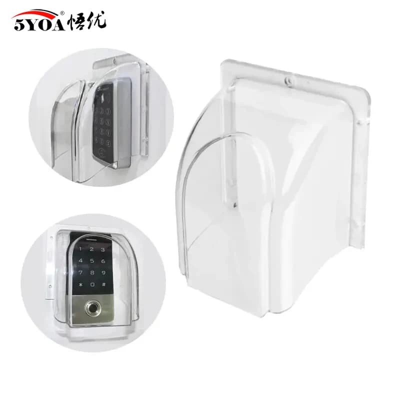5YOA Durable Transparent Rain Cover For Access Control Attendance Machine Doorbell Switch Sunscreen Dustproof Waterproof Shell