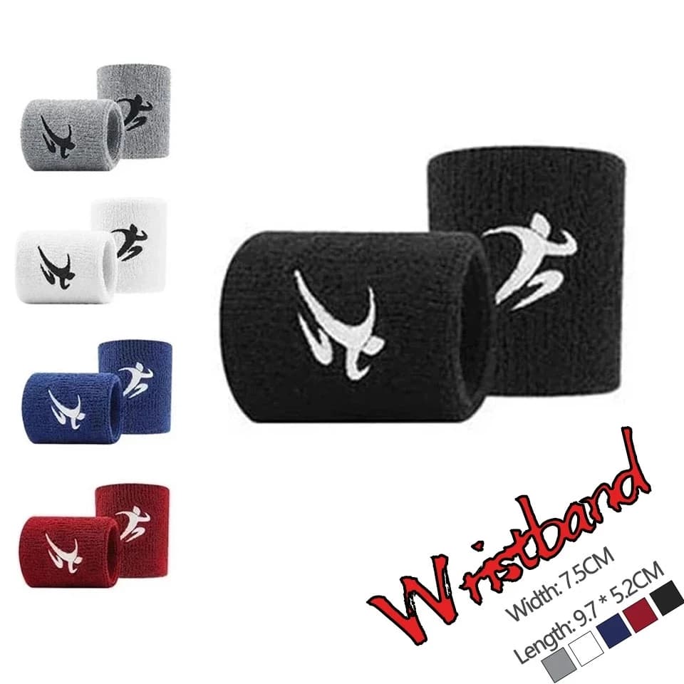 1 pz polso fascia da Tennis Tennis Sport polsino pallavolo palestra polso supporto fascia sudore asciugamano braccialetto protettore 8.5cm * 7.5cm
