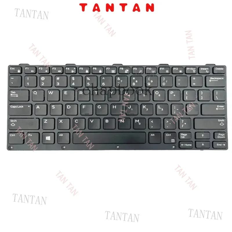 WYORESY Tastiera americana retroilluminata per DELL Latitude 5404 5414 5420 5424 5430 7202 7204 7214 CHEN