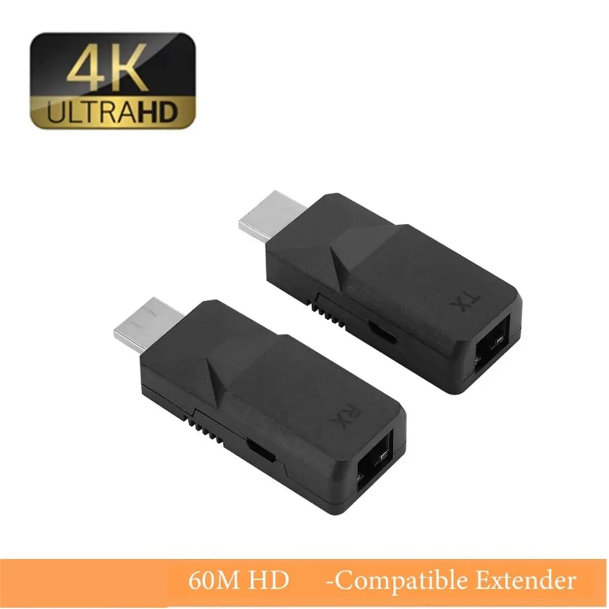 DT75New Arrival 1080P 60M HDMI-Compatible Wireless Video Transmitter and Receiver Extender Display Adapter for Camera PC to TV