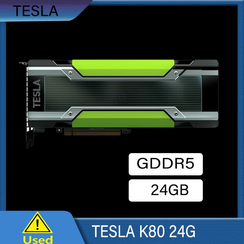 Scheda grafica originale per NVIDIA TESLA K80 24GB GPU J0G95A 796124-001 699-22080-0200-501 Scheda video
