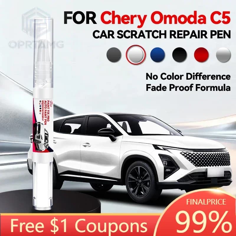 Purpose Vehicle For Chirey Chery Omoda C5 2022-2025 S21 Paint Repair Pen Touch Up Scratch Remover DIY Auto Accessories Black Whi