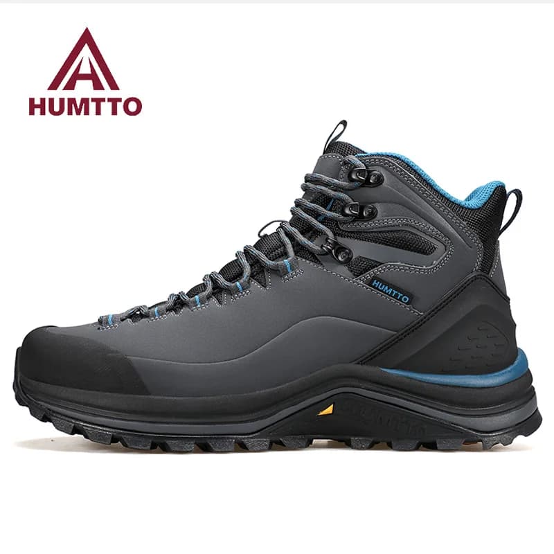 HUMTTO scarpe da trekking uomo stivali da caccia impermeabili Tactical Desert Combat stivaletti da neve da trekking scarpe da ginnastica da passeggio in pelle calda