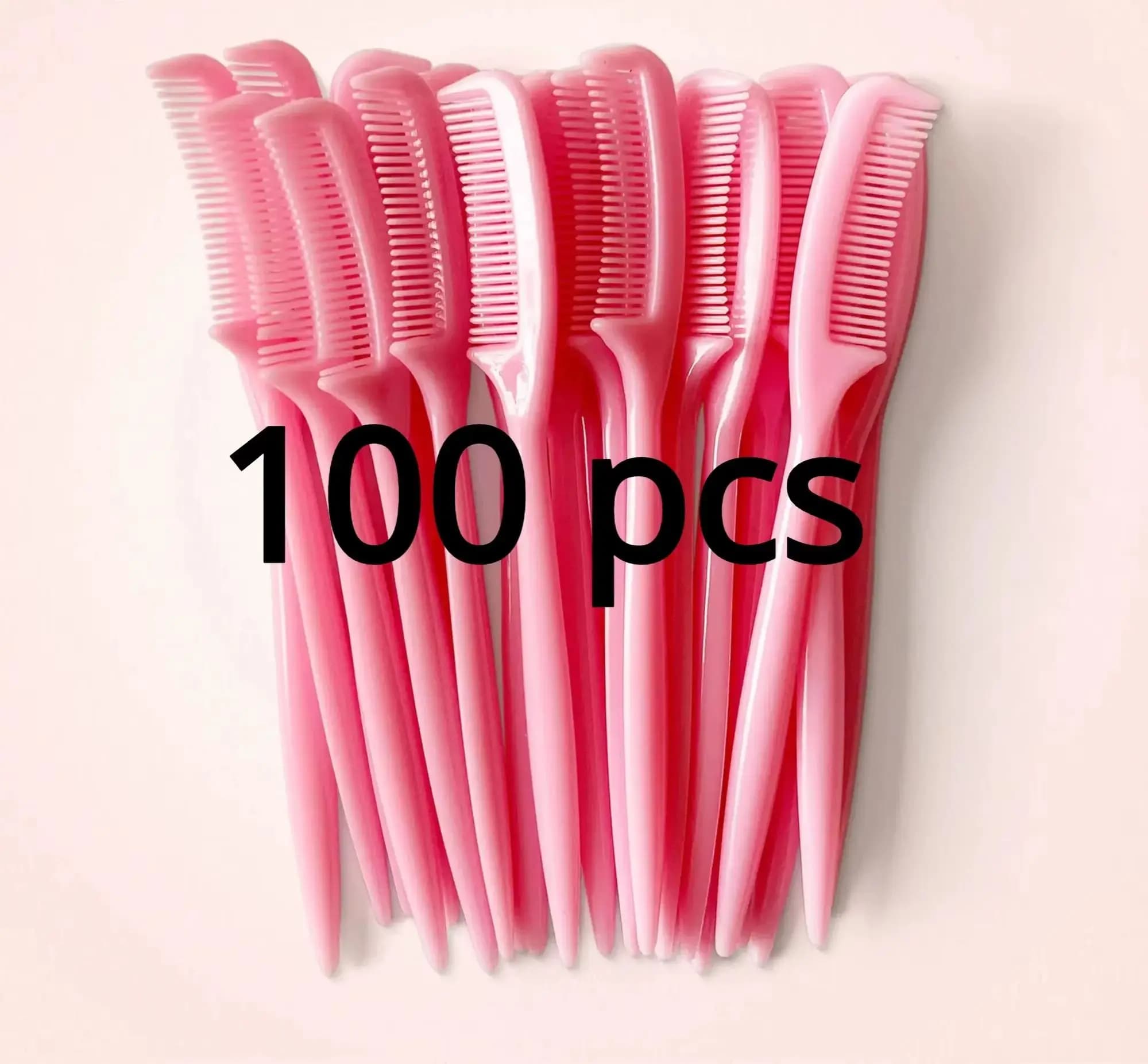 100 pcsMicro Combs for Extension of Mini Eyebrow Pens For Eyebrow Makeup Brushes for Doll Mascara Bacchette Eye Lash