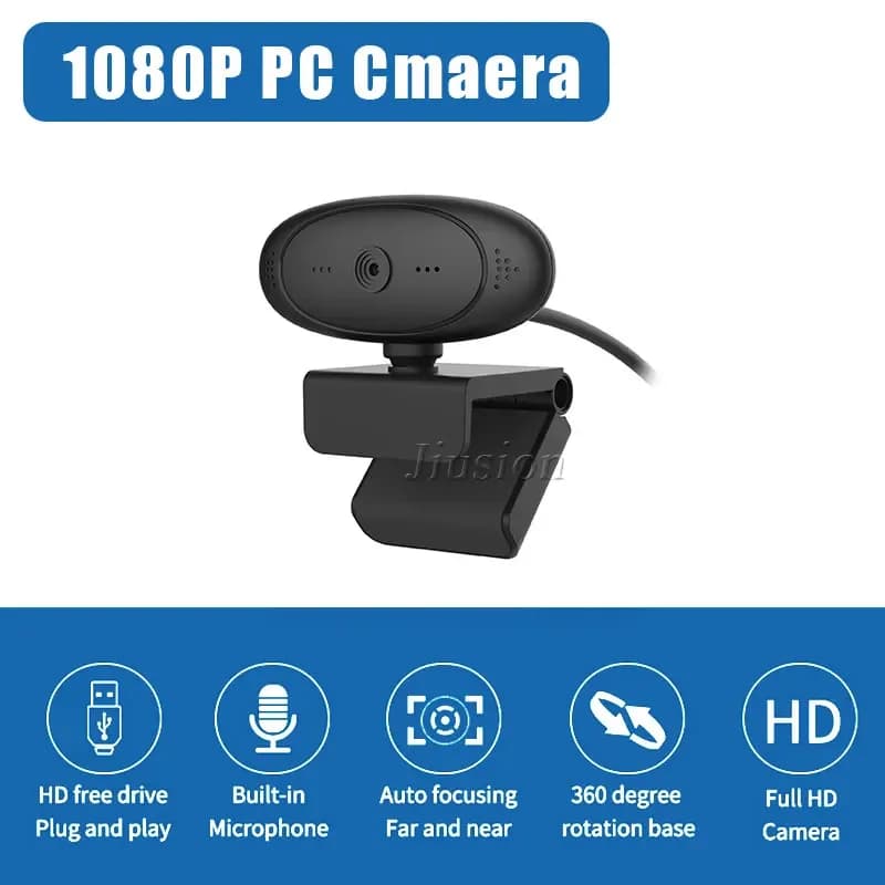Online Live Smart HD 1080P Mini Webcam Small PC Camera Fotografica Youtube Kamera 360 Rotate USB Web Cam Laptop Accessories