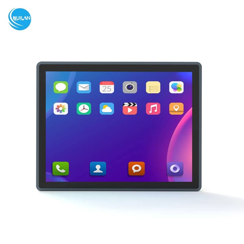 15 Tablet PC Android da 17 pollici con pannello touch industriale alimentato Poe Rj45 per lettore di schede RFID / NFC
