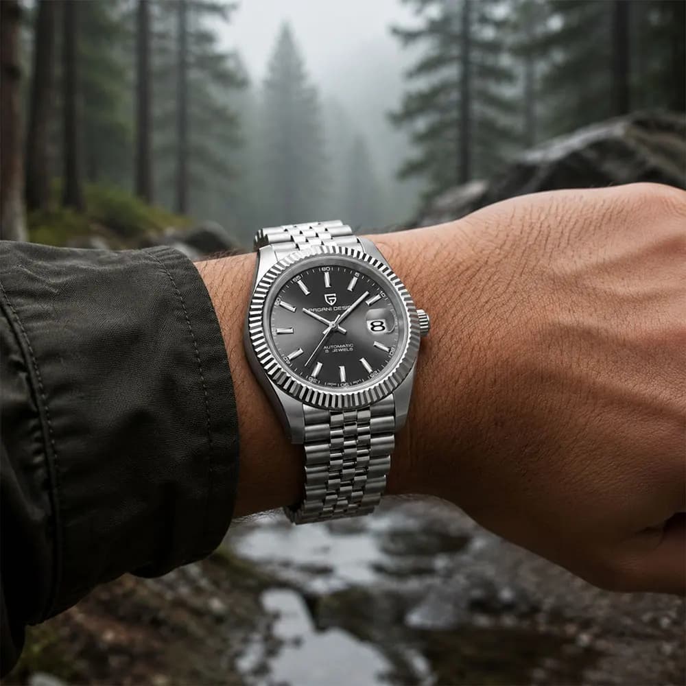 Top Brand PAGANI DESIGN Men Mechanical Watch Stainless Steel Men Wristwatch Sapphire Glass Waterproof Automatic Watches for Man