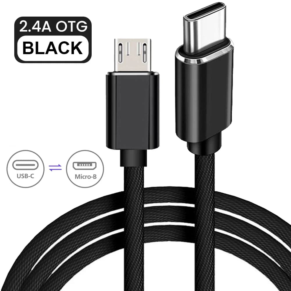 Cavo da tipo C a micro USB Adattatore USB tipo C veloce per Samsung Huawei Xiaomi OnePlus MacBook Pro OTG Cavo micro USB per telefono cellulare