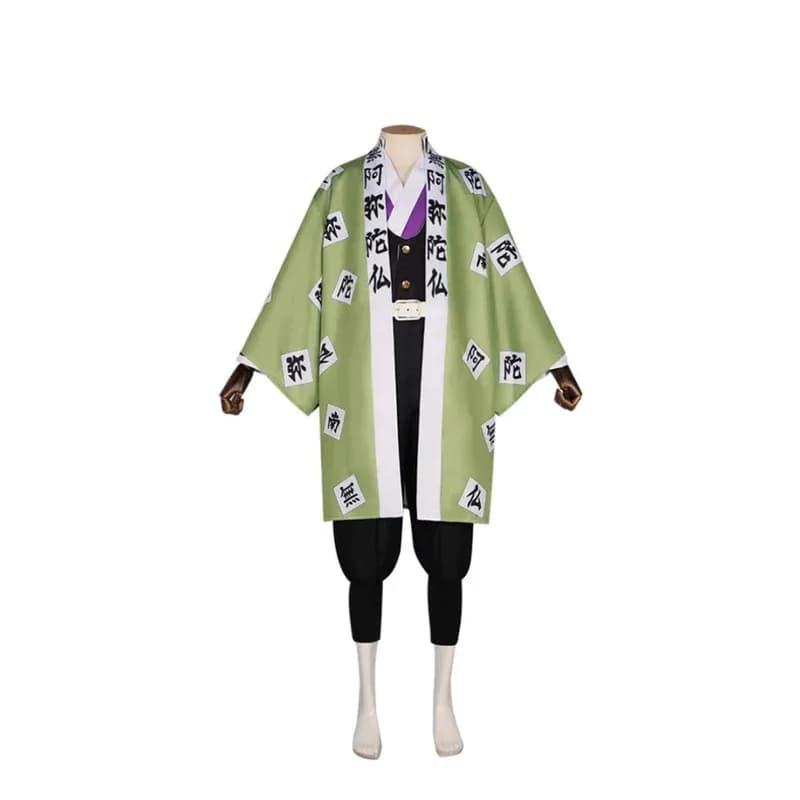 Himejima Gyomei Costumes Demon Slayer Anime Ghost Killing Team Uniform Holloween Celebration Stage Cosplaya;2'k,8;c'
