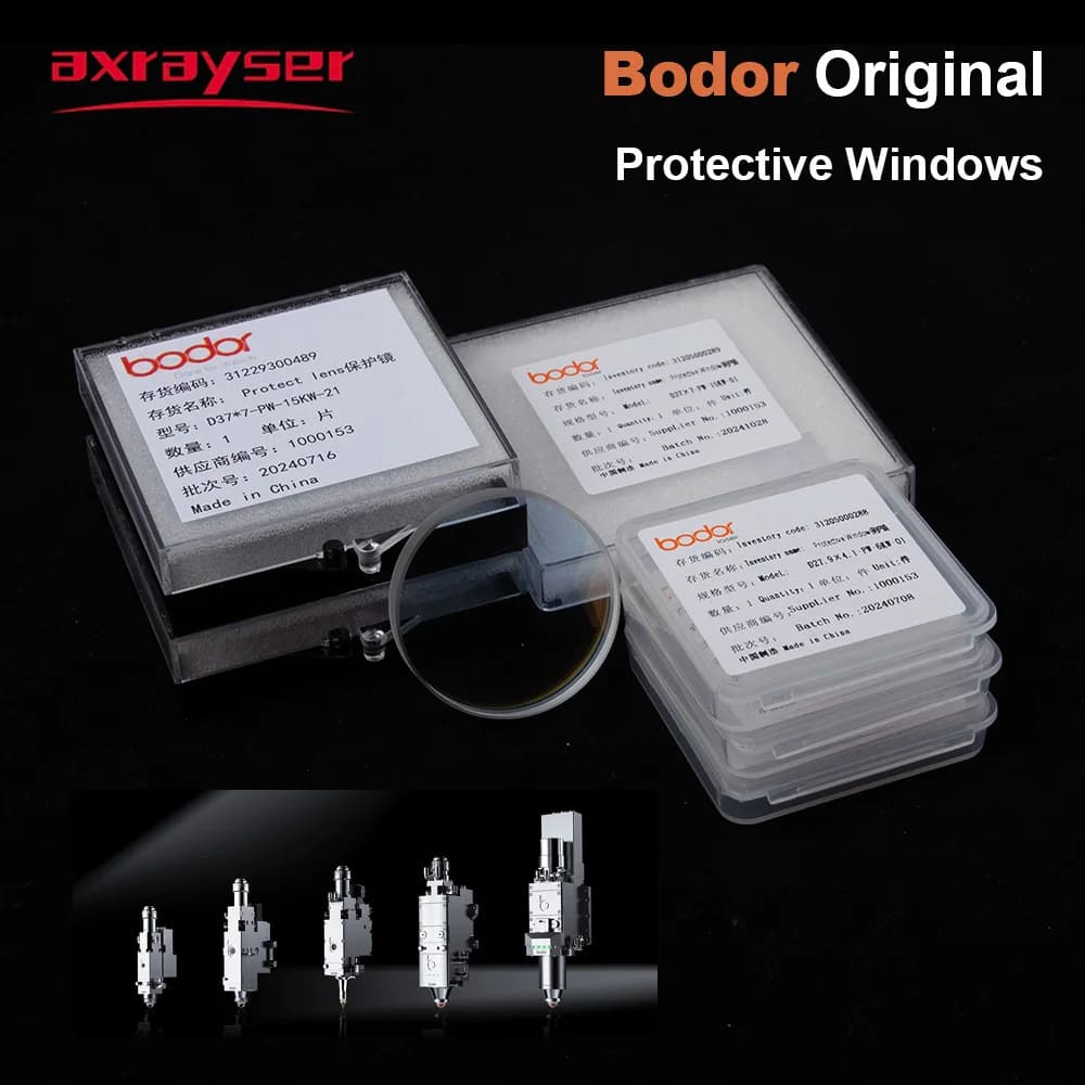 Laser protective lens Bodor original Optical glass 27.9x4.1 30x5 37x7 Laser protection lens for Bodor laser cutting head