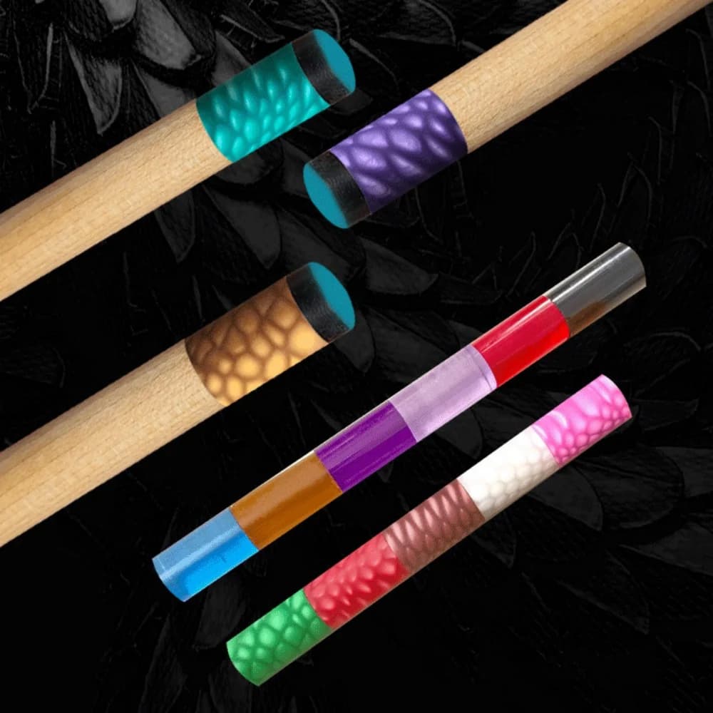 Juma Zuma Dragon Carom stecca da biliardo ghiera colorata Dia 14mm X lunghezza 25mm