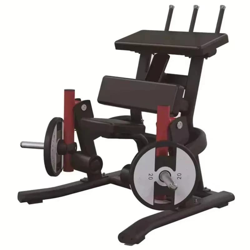 Gym fitness equipment: Free load leg curl machines with plates