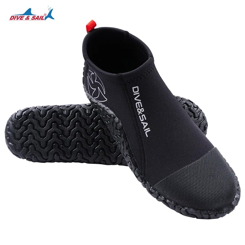3MM Neoprene Diving Boots Unisex Anti Slip Water Shoes Snorkeling Surfing Wading Aqua Shoes for Beach Stream Hiking