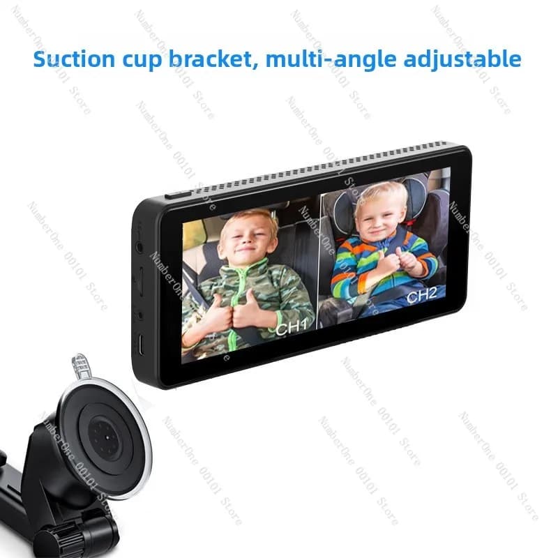 Car-mounted Baby Rear Seat Monitor 7inch AHD HD Night Vision Car Interior Rear Seat Safety Monitoring Display