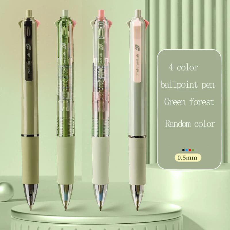 M&G Four-Color Ballpoint Pen Student & Office Use Multi-Color Marker Pen Signature Pen Oil-Based Pen Notebook Student Supplies