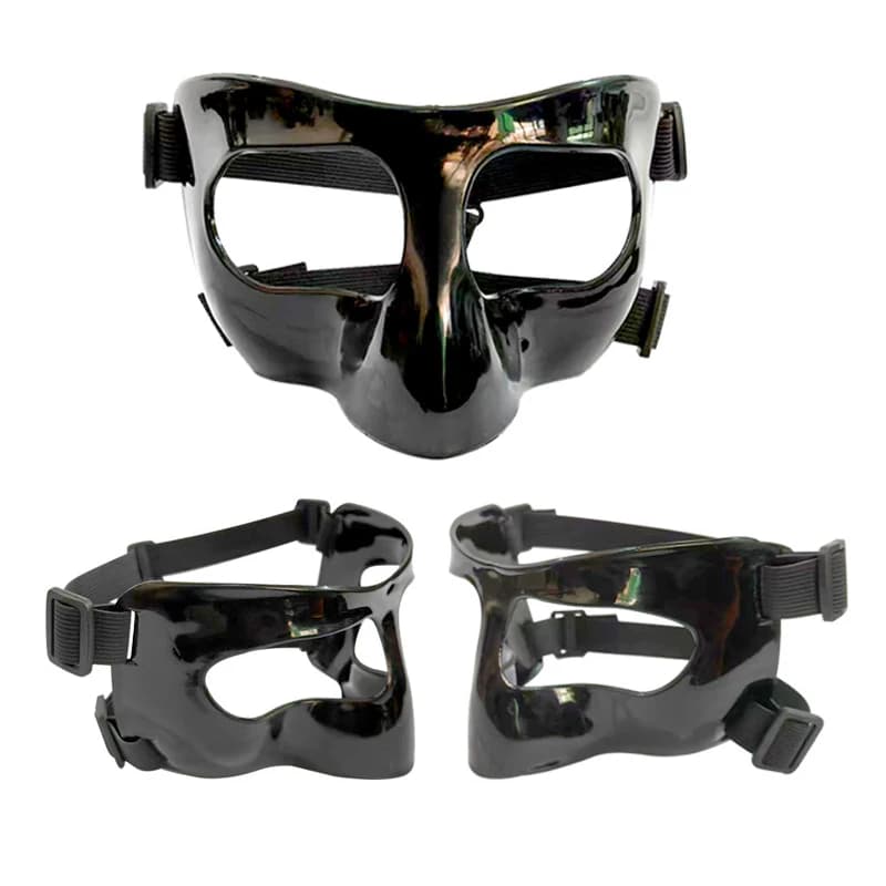 Basketball Adults Mask Sports Durable Adjustable Mask Boxing Guards Shield Mask For Sports Broken Nose Protective Facial Cover