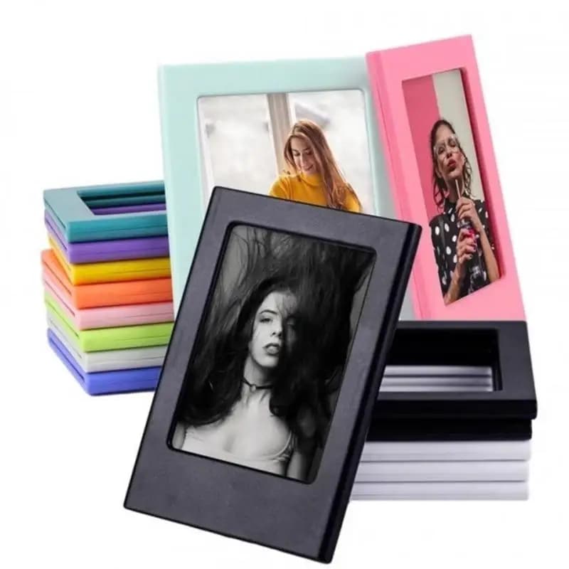 Magnetic Photo Frames For Fujifilm Instax Mini Film Papers Double Sided Fridge Picture Frame Magnets Artwork Frames 3 Inch
