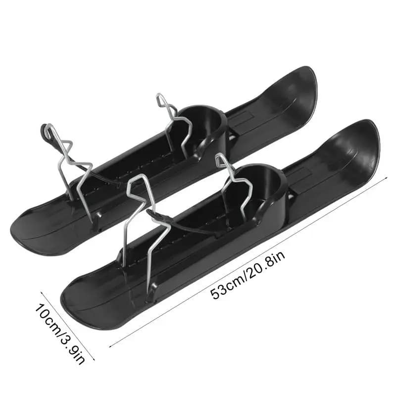 Winter Balance Cycle Snow Sled Cycling Snowboard Ski Kit Lightweight Skis Stand Parking Rack For Skateboard Parks Golf Carts