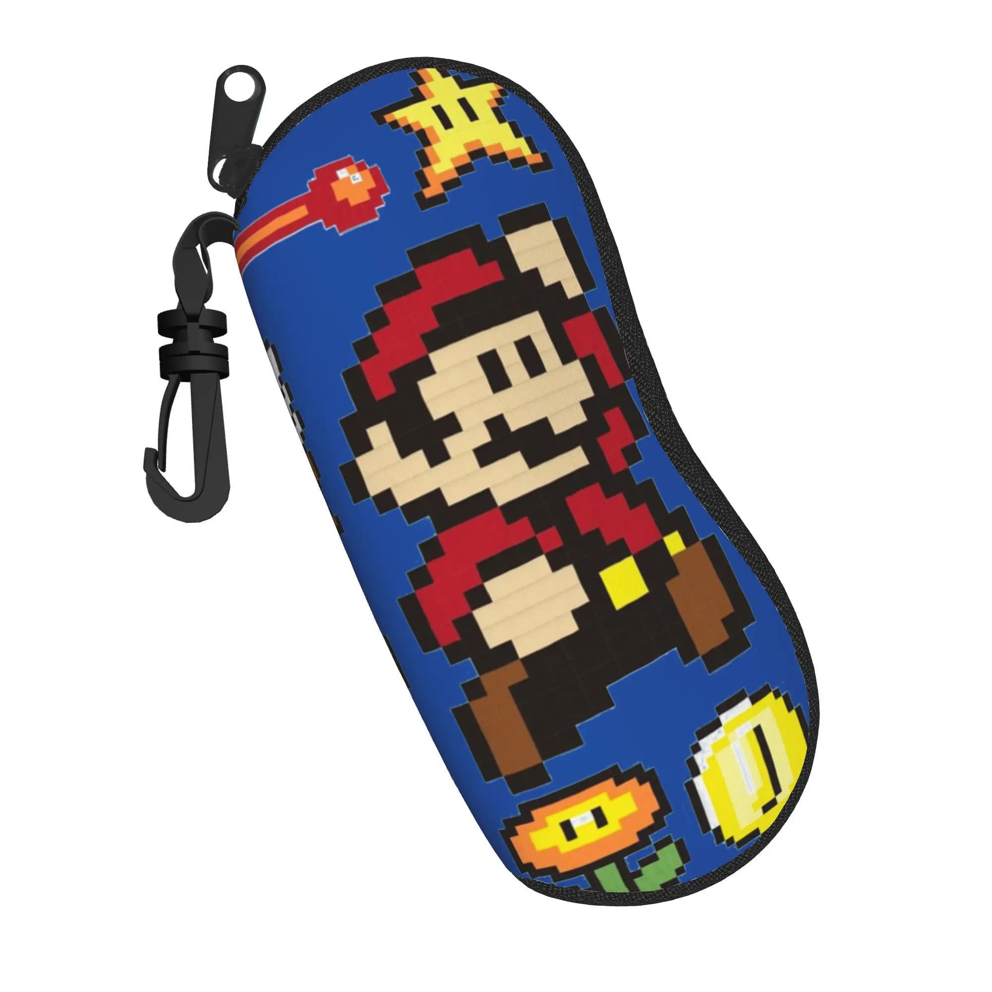 Custodia per occhiali Yoshi anni '90, unisex, con cerniera, per occhiali da sole Super Mario, porta occhiali