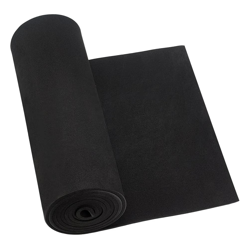 Fogli di schiuma EVA per forniture artistiche, scrapbooking, cosplay, artigianato in schiuma, nero 305x5mm 2m/rotolo