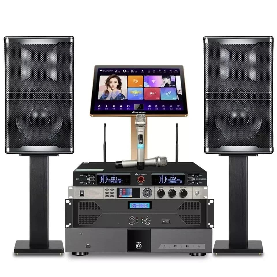 Set karaoke professionale InAndOn 2026 KV-V5 con touchscreen WiFi, macchina per karaoke da 2 TB e lettore