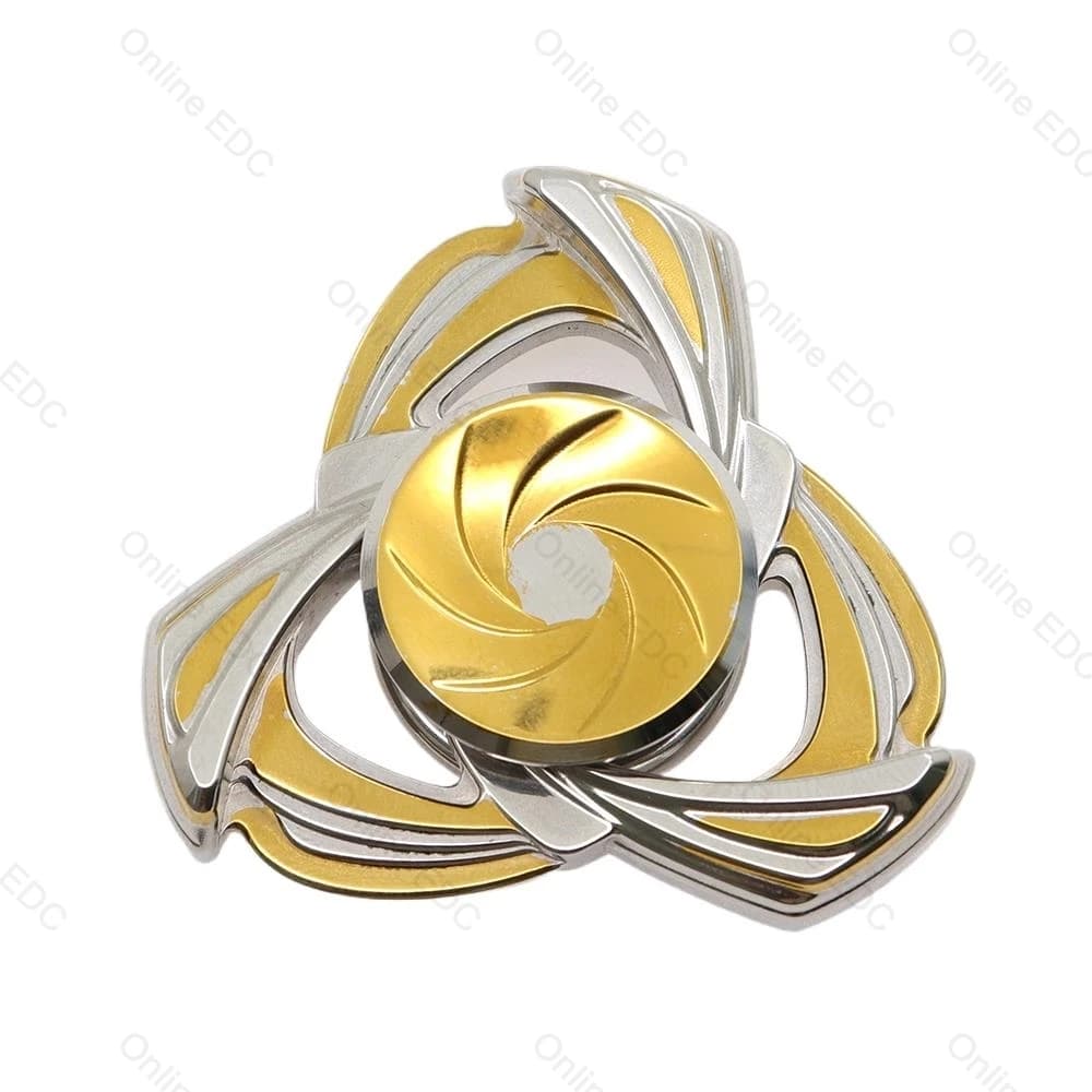 ELE EDC Morandi Giroscopio meccanico in metallo Fidget Spinner Giocattolo da tavolo di decompressione in acciaio inossidabile