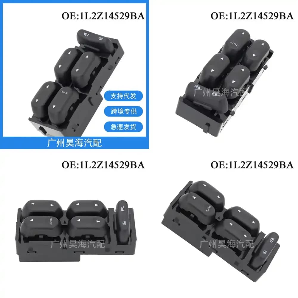 1L2Z14529BA per Ford F250 Taurus Interruttore Alzacristallo Elettrico Principale per Auto Ricambio Regolatore Sollevamento Vetro