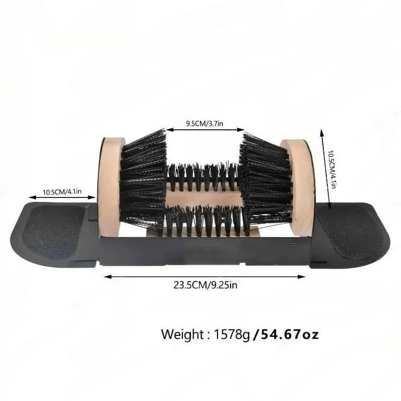 Popular Outdoor Shoe Brush with Pedal Shoe Wiper - Outdoor Shoe Shine Cleaning Brush Door Brush