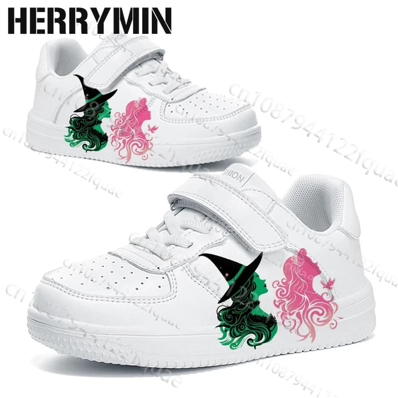 Scarpe Casual Wicked For Good per Ragazzi e Ragazze, Scarpe da Escursionismo Durevoli Antiscivolo con Design Ispirato ai Personaggi del Film