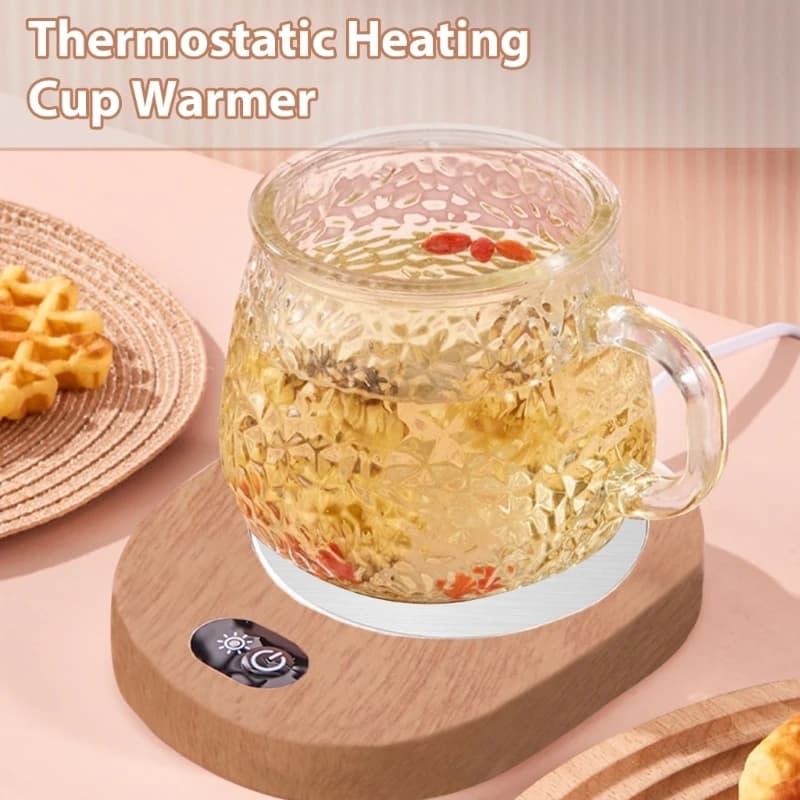 Electric Heater Pads for Adjustable Temperature Cup Electric Heater Pad for Cup Plastic Structure for Sleepers