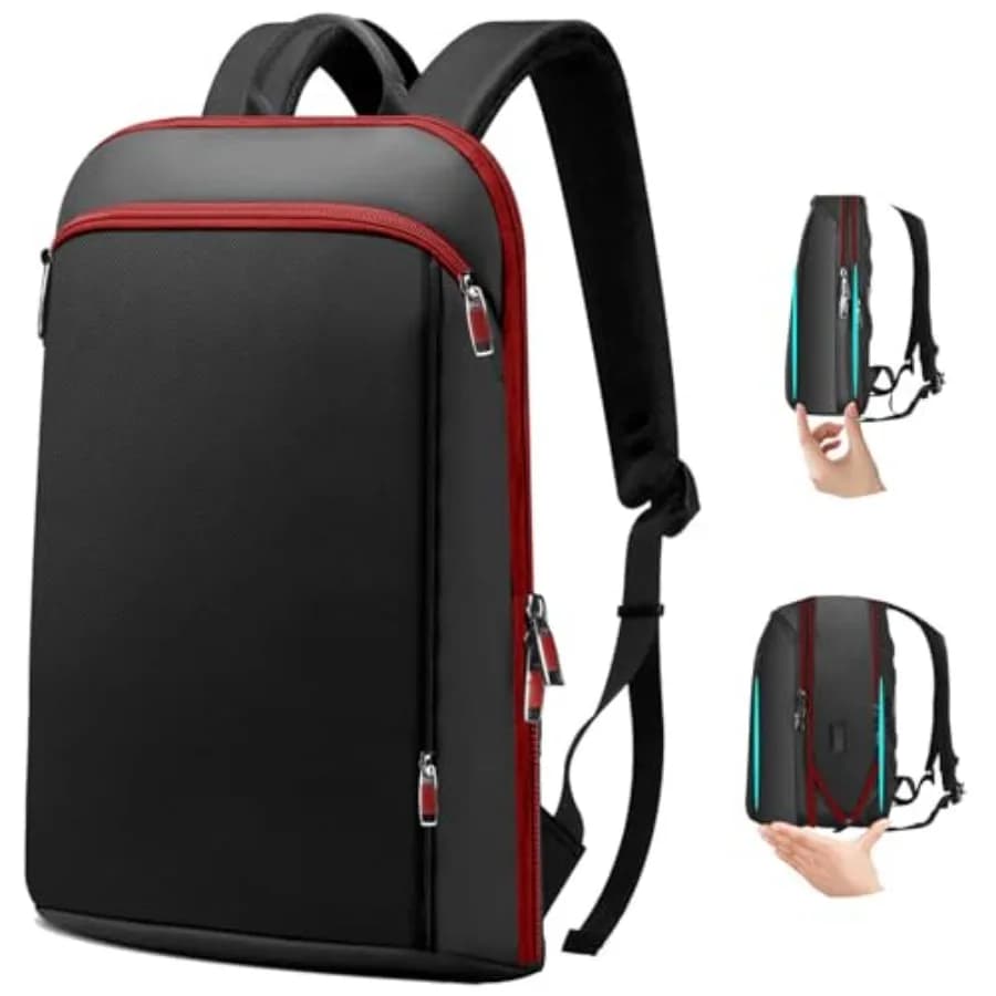 Slim and Expandable 15 15.6 16 Inch Laptop Backpack Anti Theft Business Travel Notebook Bag with USB, Multipurpose Large Capaci