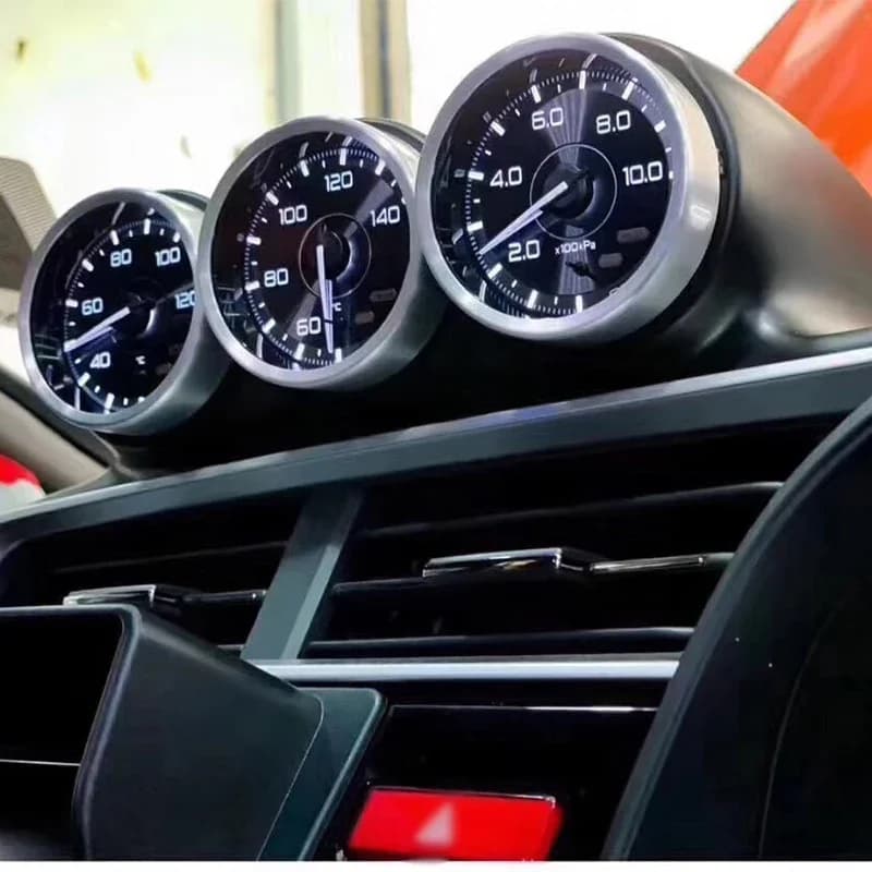 Def* A1 Calibri Temperatura dell'acqua Temp dell'olio Turbo Boost Pressione dell'olio Ext Temp Manometro Accessori per auto