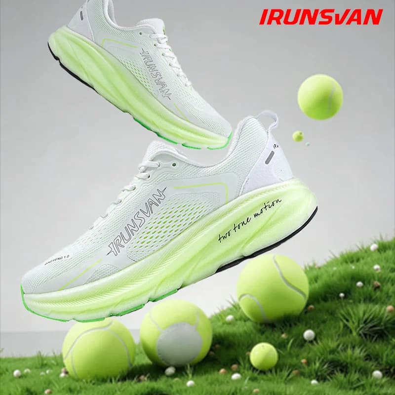 Le scarpe da corsa da maratona per ragazze con piastra in carbonio IRUNSVAN sono scarpe sportive traspiranti, leggere, elastiche e ammortizzanti 113