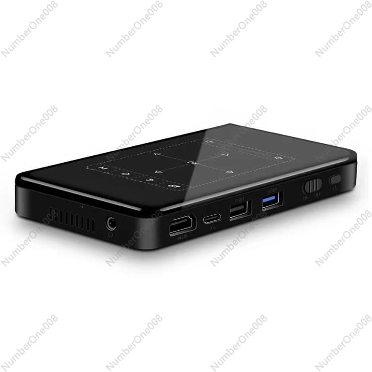 Proiettore di ricarica wireless Bluetooth touchscreen 3D Smart Mini portatile 4K per smartphone