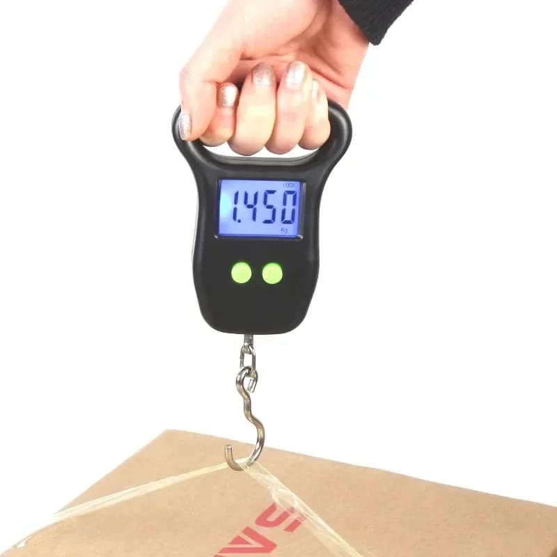 Bilancia per bagagli da 50 kg Bilancia portatile Express per la pesca Shopping Bilancia tascabile portatile