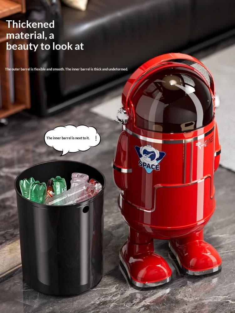 Cestino per Rifiuti Automatico Senza Contatto con Sensore, 18L, per Cucina, Bagno, Ufficio, Casa, Coperchio Anti-Odore, Senza Mani