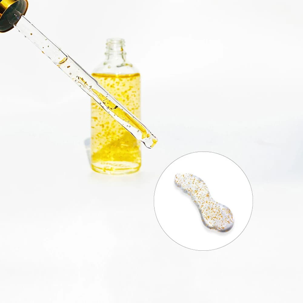 100ml 24K Gold Essence Private Label Vegan Long-Term Hydrating Moisturizing Anti-wrinkles Custom Logo Wholesale Makeup