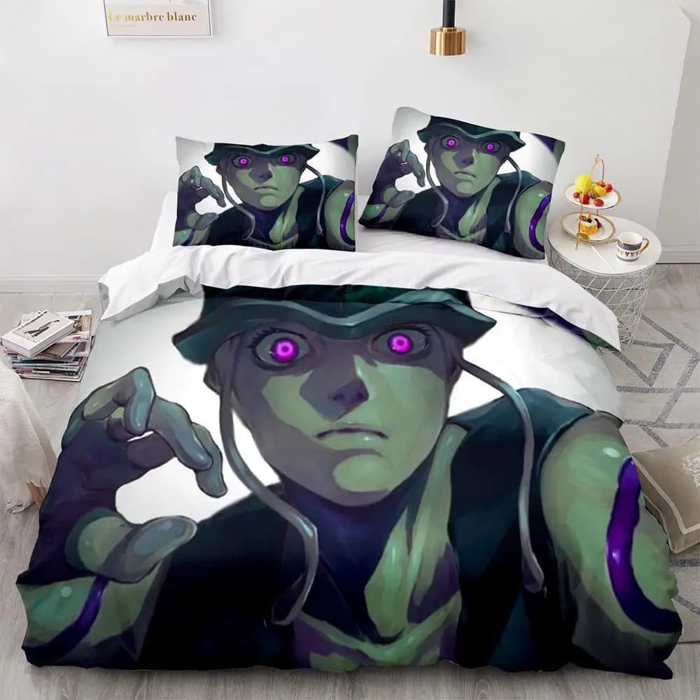New Fashion HUNTER×HUNTER Set biancheria da letto Singolo Twin Completo Queen King Size Set letto per bambini per adulti Set copripiumino per camera da letto Stampa 3D Anime