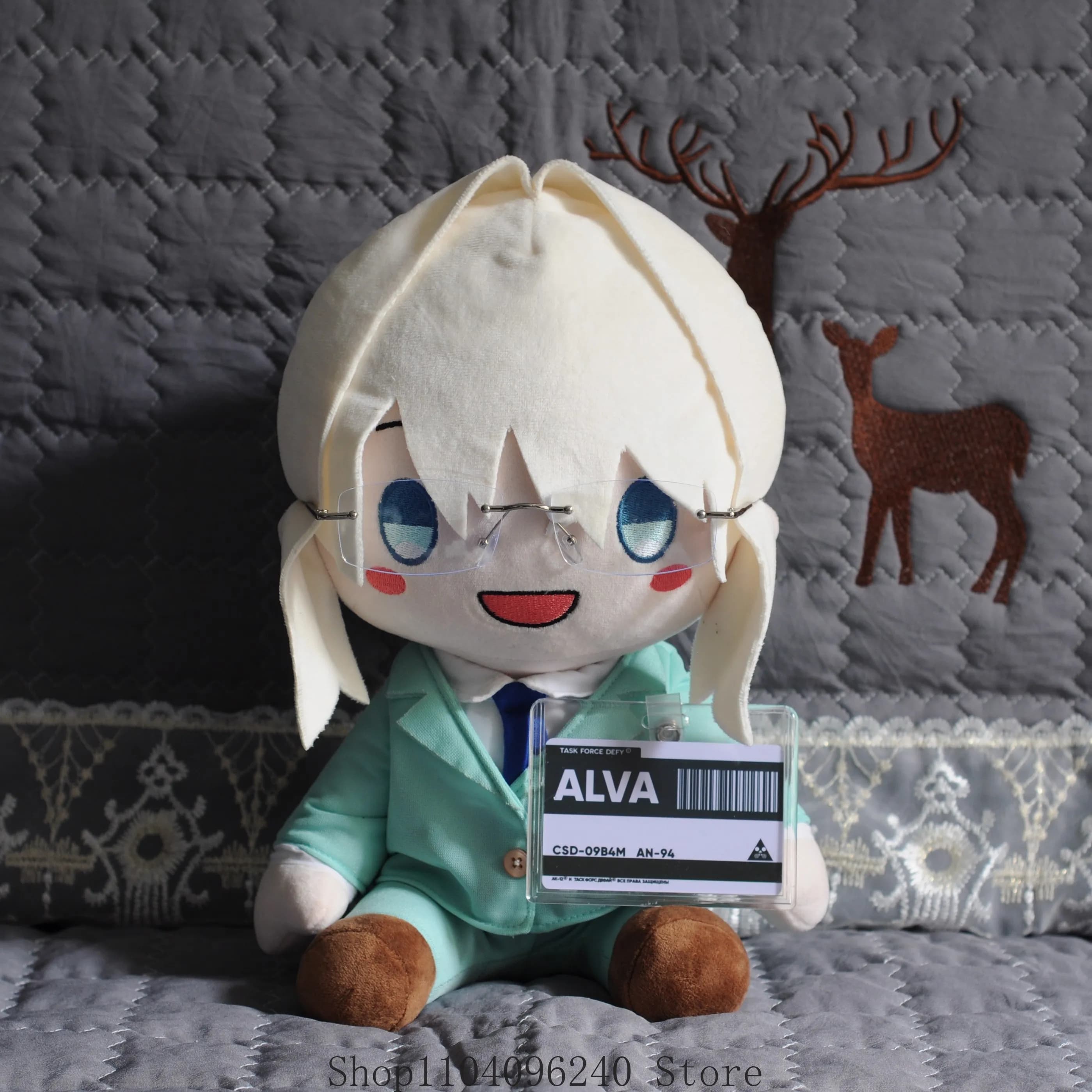 Girls' Frontline AN94 ANTJE.ver Anime Cosplay Halloween Cartoon Figure Idol Plushies Pillows Pillow Mascot Student Gift