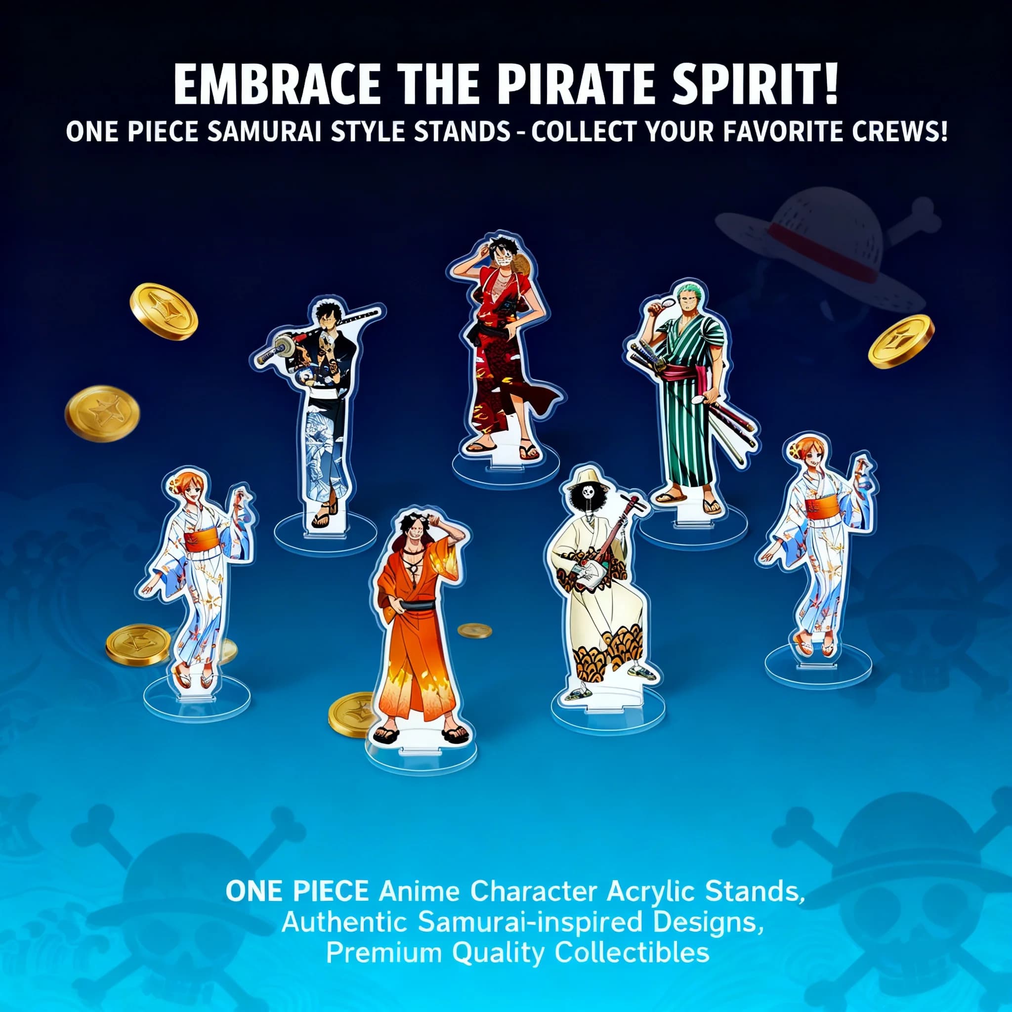 Statuetta in Acrilico di Anime One Piece, Luffy Roronoa Zoro, Grande Espositore da Collezione per Fan