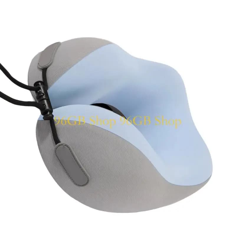 Cuscino supporto per collo ergonomico regolabile a forma U da 96 per lunghi viaggi e uso in ufficio